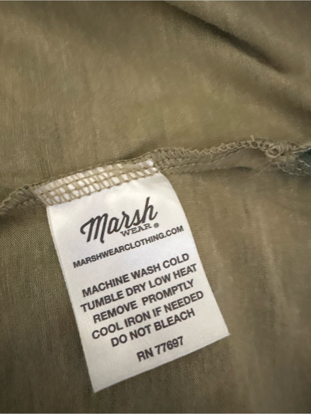 Marsh Wear Men’s Green Camo Short-Sleeve Tee - Picture 4 of 5